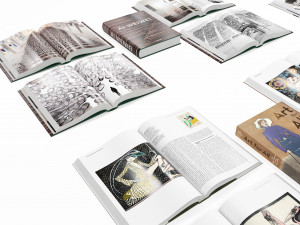 Free Books Pack Modelo 3D