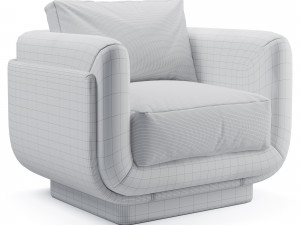 Ebisu Armchair 3D Model
