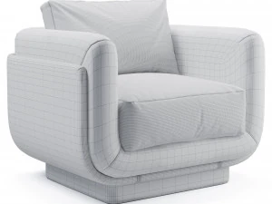 Ebisu Armchair 3D Model