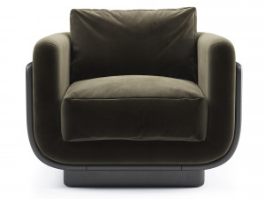 Ebisu Armchair 3D Model
