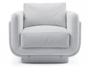 Ebisu Armchair 3D Model