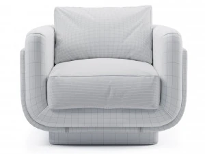 Ebisu Armchair 3D Model