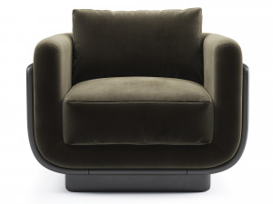 Ebisu Armchair 3D Model