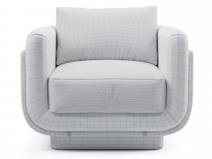 Ebisu Armchair 3D Model