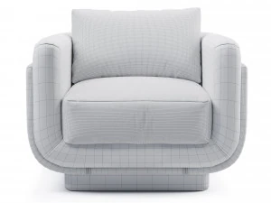 Ebisu Armchair 3D Model