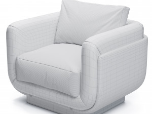 Ebisu Armchair 3D Model