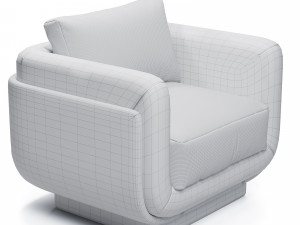 Ebisu Armchair 3D Model