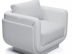 Ebisu Armchair 3D Model