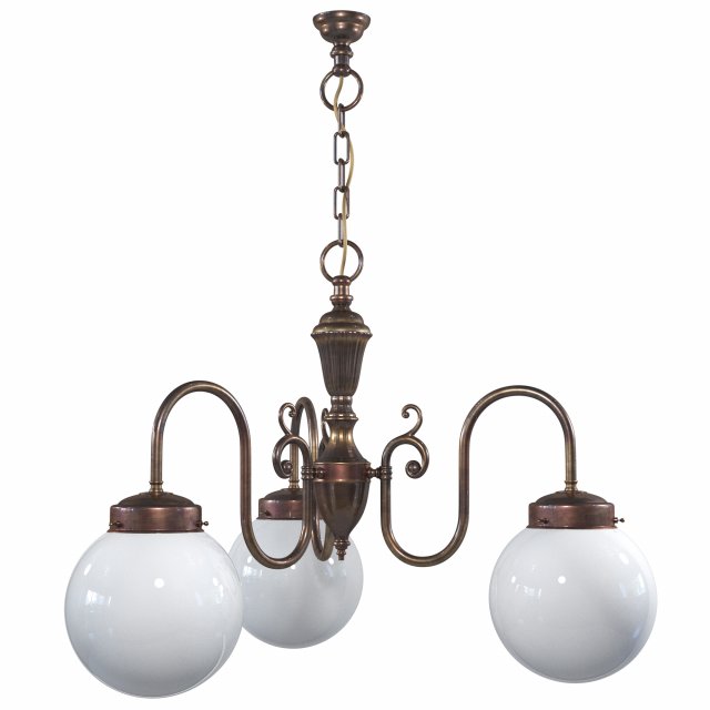 Eldron Chandelier 3D Model .c4d .max .obj .3ds .fbx .stl .blend 