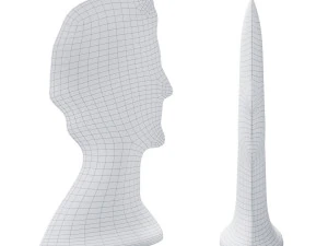 XL Grand Tour God Bust Sculpture 3D Model