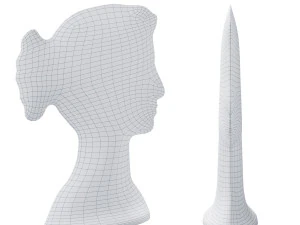 XL Grand Tour God Bust Sculpture 3D Model
