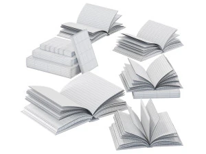 Decorative Books Collection set 5 3D Model