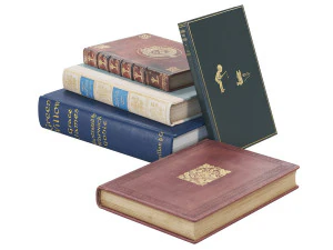 Decorative Books Collection set 5 3D Model