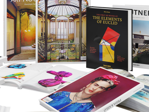 Books Collection Set 6 3D Model
