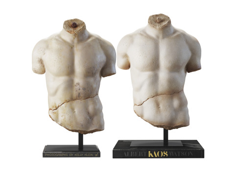 Discophoros Bust and Books Set 1 3D Модель