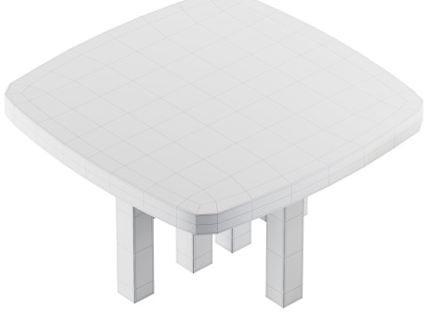 Jean Claude Dresse Side Tables Model 3D