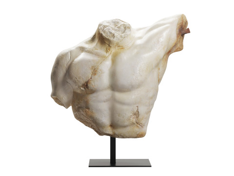 Fighting Gladiator Sculpture 3D Model