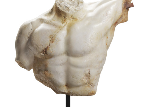 Fighting Gladiator Sculpture Modèle 3D