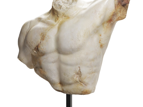 Fighting Gladiator Sculpture Modèle 3D