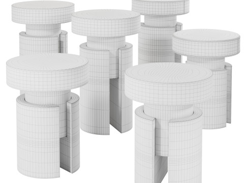 Tobias Stool 3D Модель