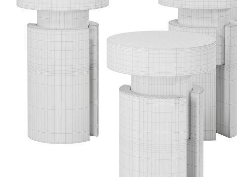 Tobias Stool 3D Модель