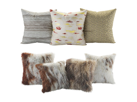 Decoration Pillows Set 2 3Dモデル