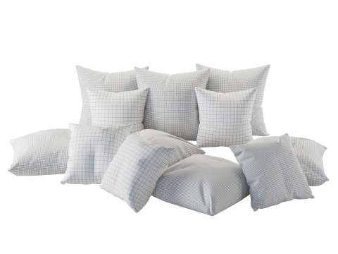 Decoration Pillows Set 2 3D Модель