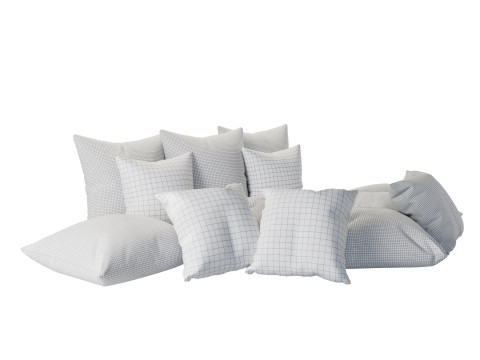 Decoration Pillows Set 2 3D Модель
