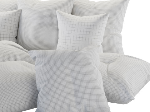 Decoration Pillows Set 2 3D Модель