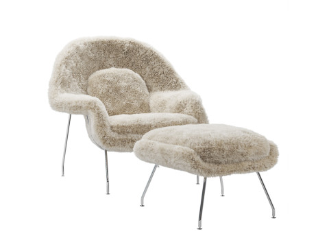 Womb Fur Lounge Chair Modèle 3D
