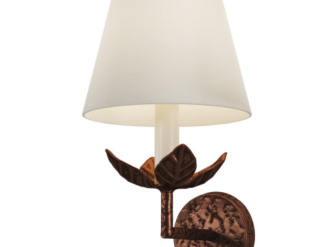 Carrick Leaf Wall Light 3D 模型