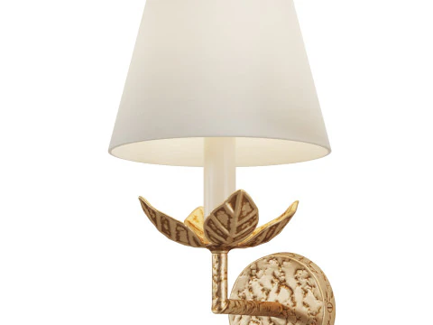 Carrick Leaf Wall Light 3D Model
