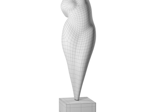 Gedraaid Model Sculpture Modelo 3D