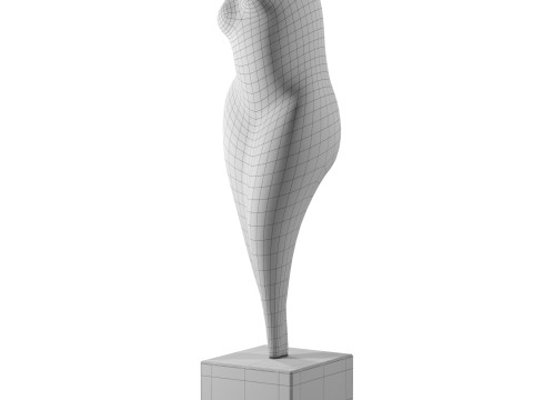 Gedraaid Model Sculpture Modelo 3D