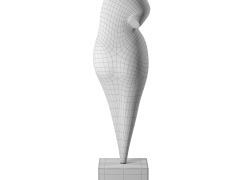 Gedraaid Model Sculpture Modelo 3D