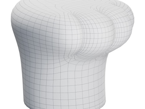 Paw Stool Side Table Model 3D