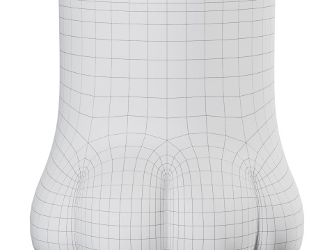 Paw Stool Side Table Model 3D