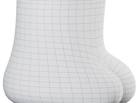 Paw Stool Side Table 3D Model