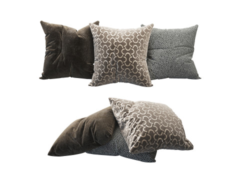 Decoration Pillows Set 3 Modelo 3D