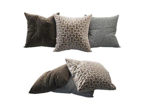 デコレーションピローセット3 3Dモデル