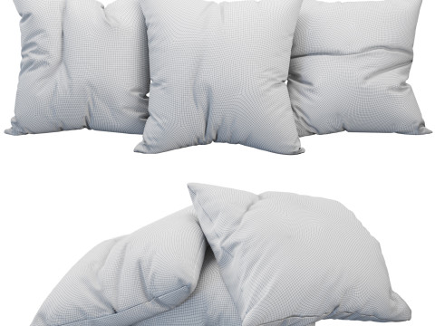 Decoration Pillows Set 3 3D Model