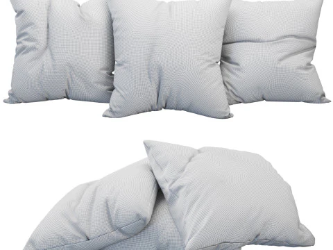 Decoration Pillows Set 3 3D Model