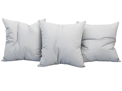 Decoration Pillows Set 3 3D Model