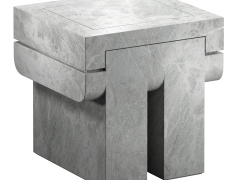 Cadore Side Table - Stool Model 3D