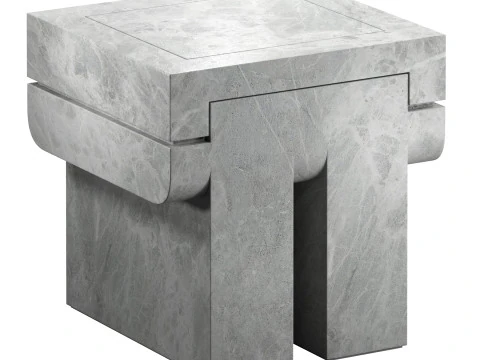 Cadore Beistelltisch - Hocker 3D Modell