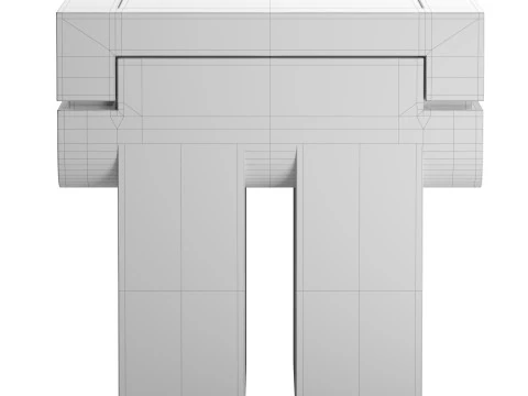 Cadore Beistelltisch - Hocker 3D Modell