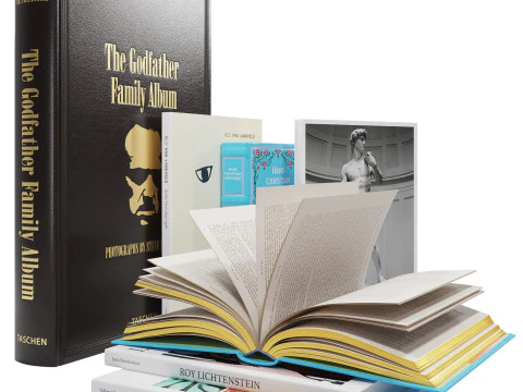 Collezione di libri 7 Modello 3D