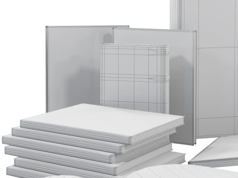 Collezione di libri 7 Modello 3D