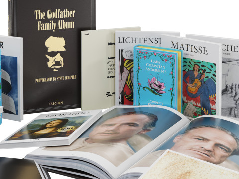 Books Collection Set 7 Modelo 3D