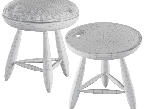 Mocho Foot stool 3D Model